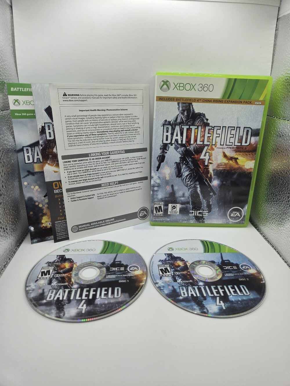 Battlefield 4 (Microsoft Xbox 360, 2013, EA, M)